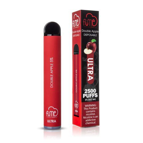 10 Pack Fume Ultra Disposable Vape 2500 Puffs - Double Apple