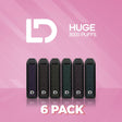 LD Huge Disposable Vape - 6Pack