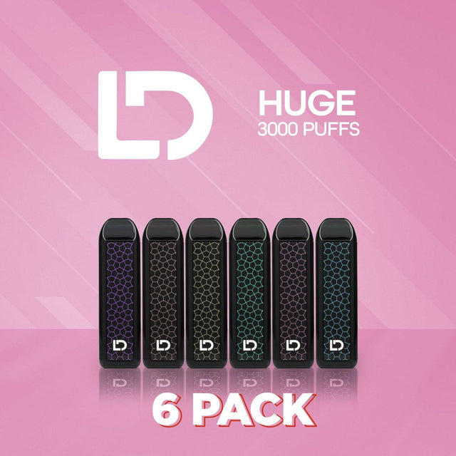 LD Huge Disposable Vape - 6Pack
