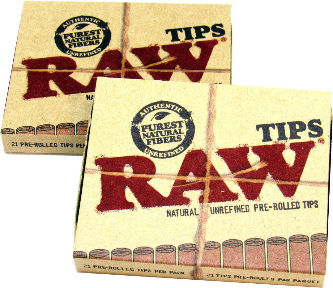 Raw Pre-rolled Tips - Pack of 20
