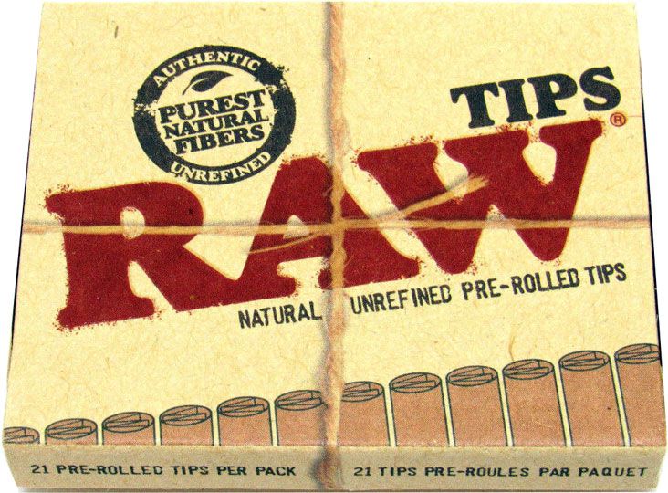 Raw Pre-rolled Tips - Pack of 20