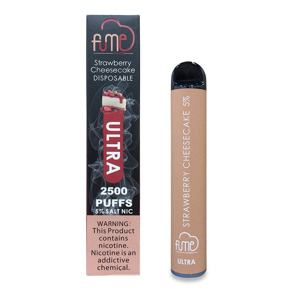10 Pack Fume Ultra Disposable Vape 2500 Puffs - Strawberry Cheese Cake