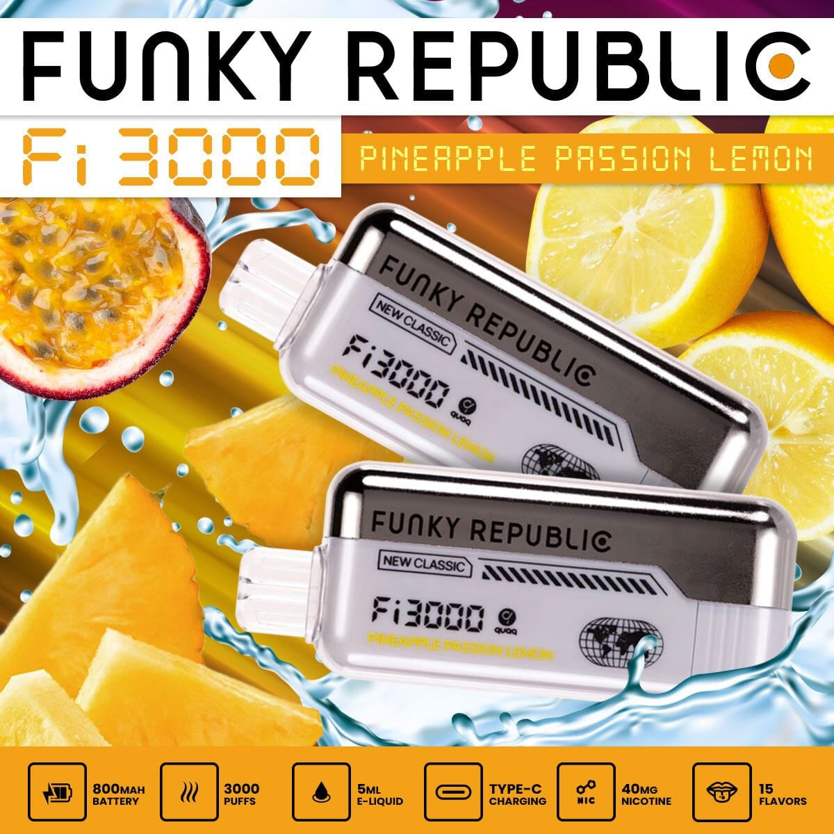 What Flavor is Pineapple Passion Lemon by Funky Republic?-News