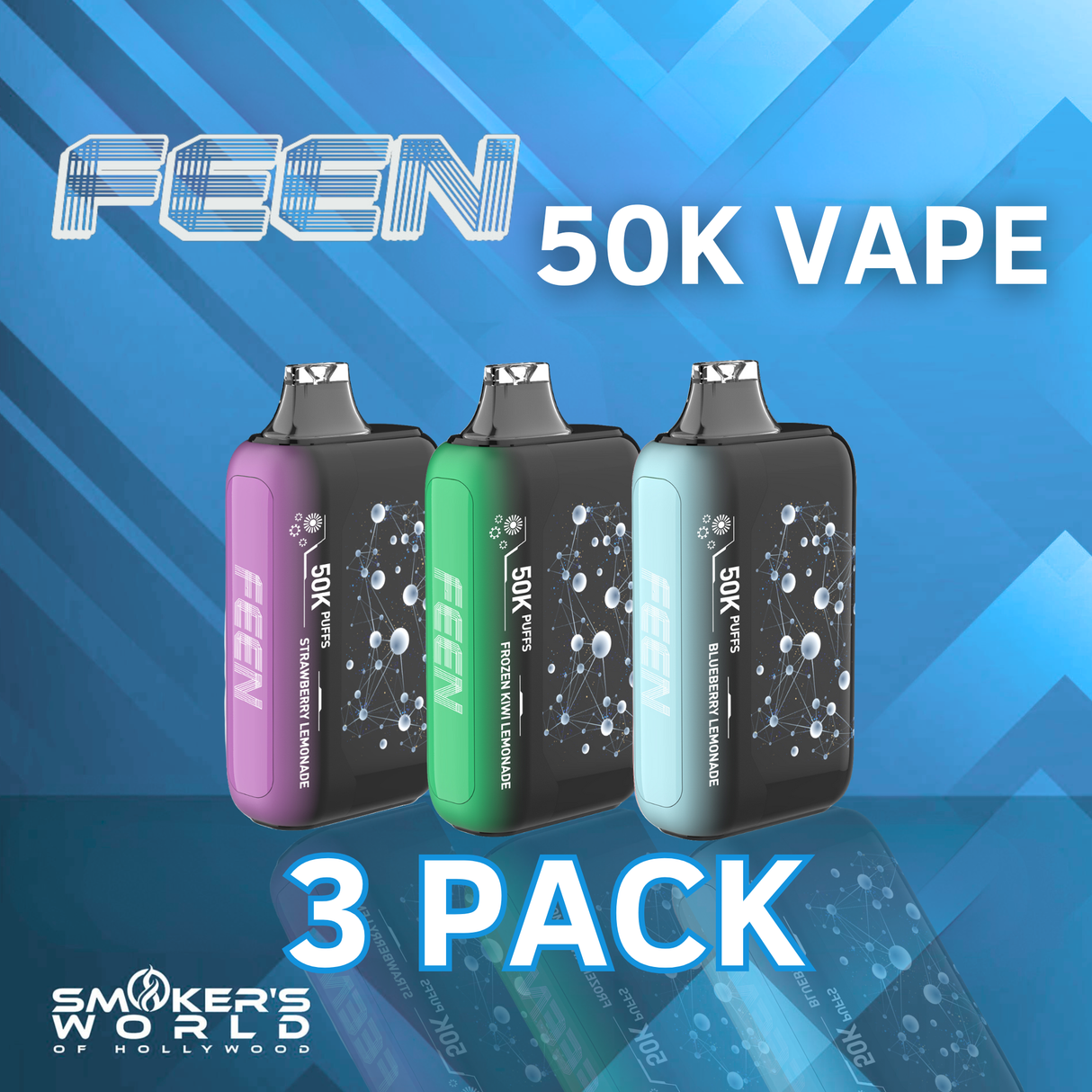 FEEN 50K Disposable Vape - (3 pack)