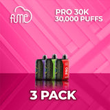 Fume PRO 30K Disposable Vape - (3 Pack)