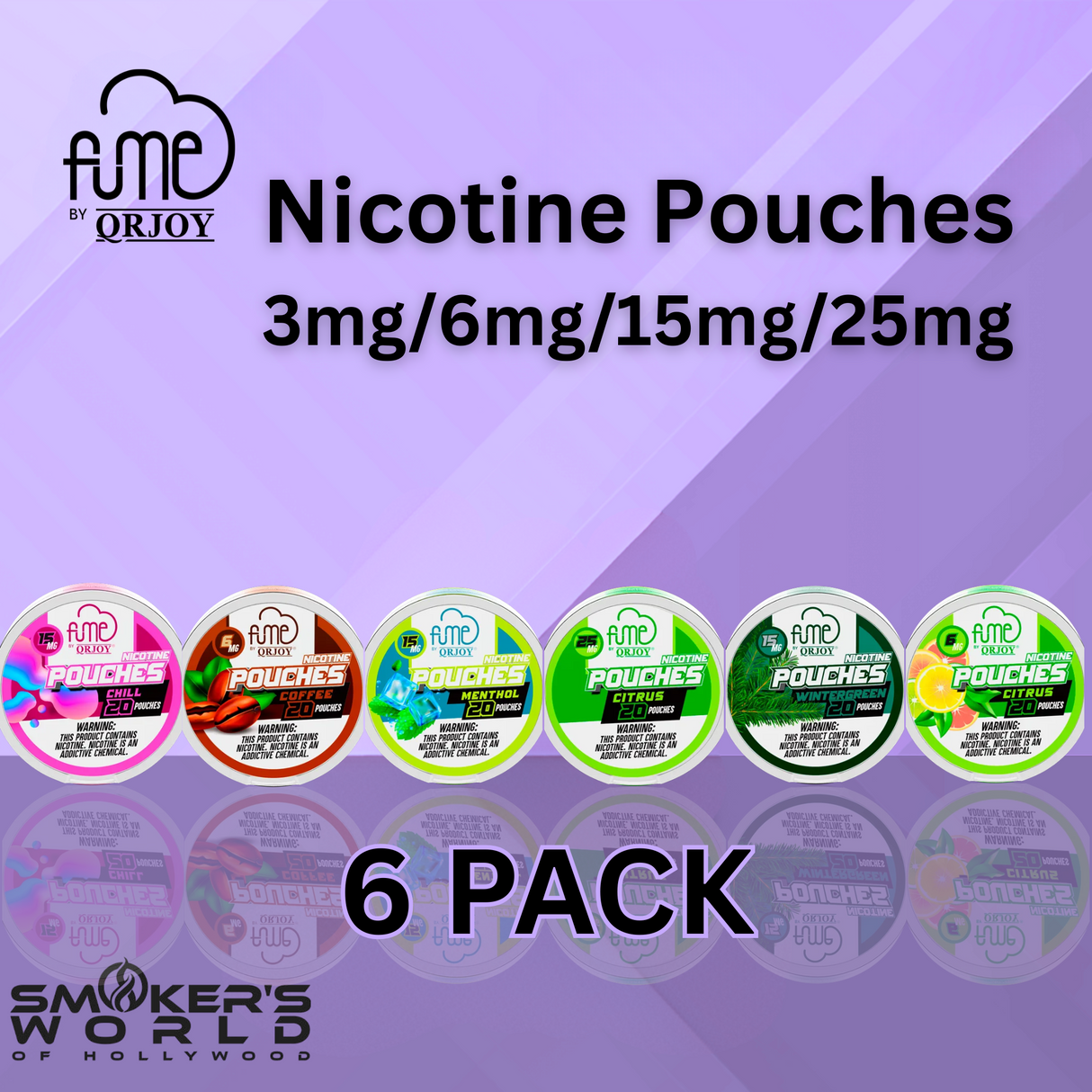 FUME Nicotine Pouches - (6 pack)