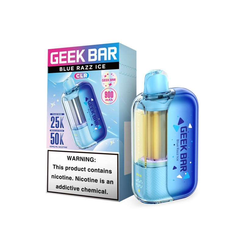 Blue Razz Ice Geek Bar CLR 50K Disposable Vape