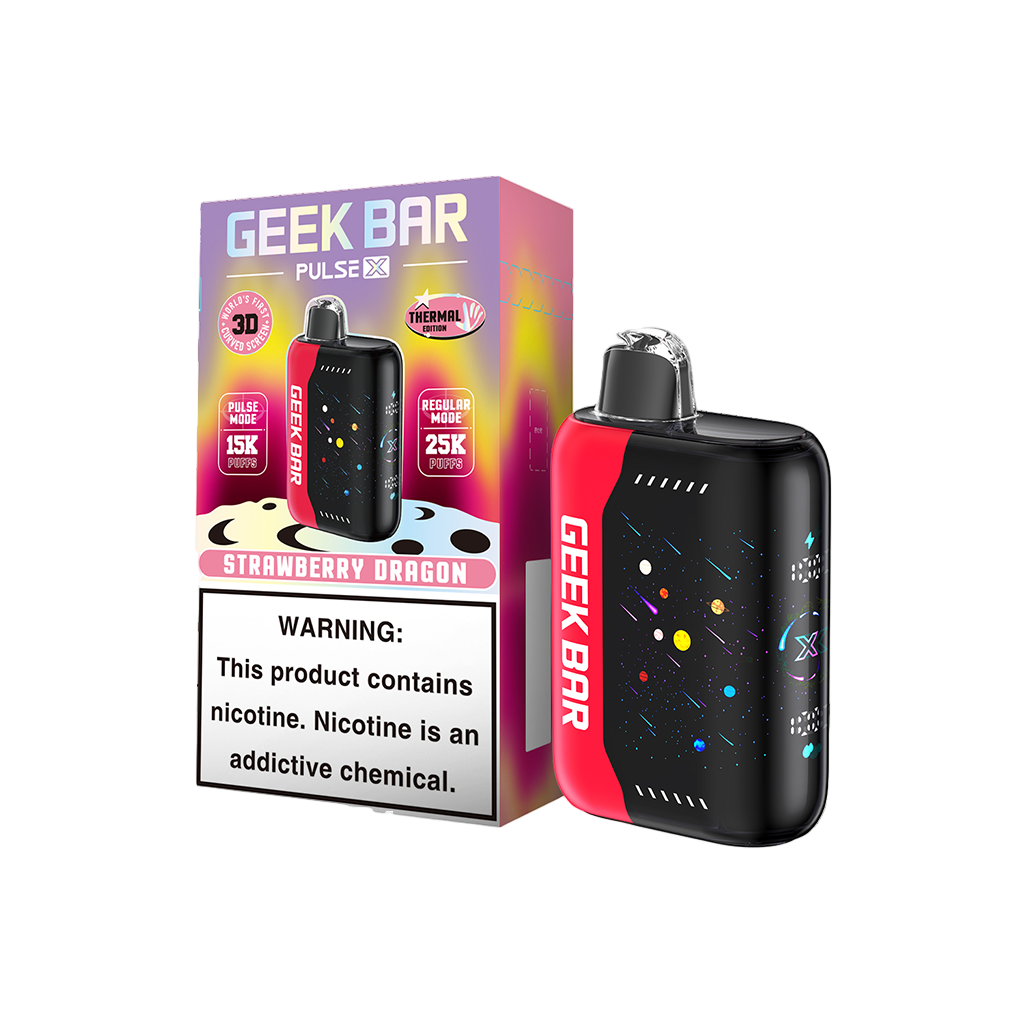 Geek Bar X Pulse Flavors Geek Bar Pulse X Platinum Edition vape disposable | 25k Puffs | First 3D-Curved Screen Geek Bar Pulse X Thermal Edition - (1 pack) Smokers World Geek Bar X Pulse Flavors Geek Bar Pulse X Platinum Edition vape disposable | 25k Puffs | First 3D-Curved Screen Geek Bar Pulse X Thermal Edition - (1 pack) Smokers World