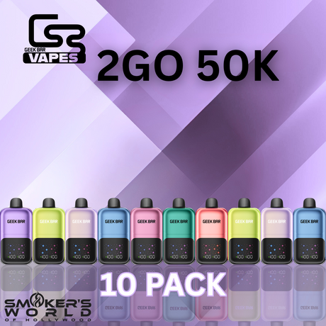Geek Bar 2GO 50K Disposable Vape - (10 Pack)