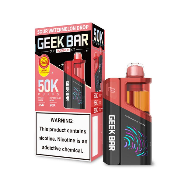 Geek Bar CLIO Platinum 50K - Flavors  Smokers World