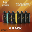 Geek Bar Hookah X - 6 Pack