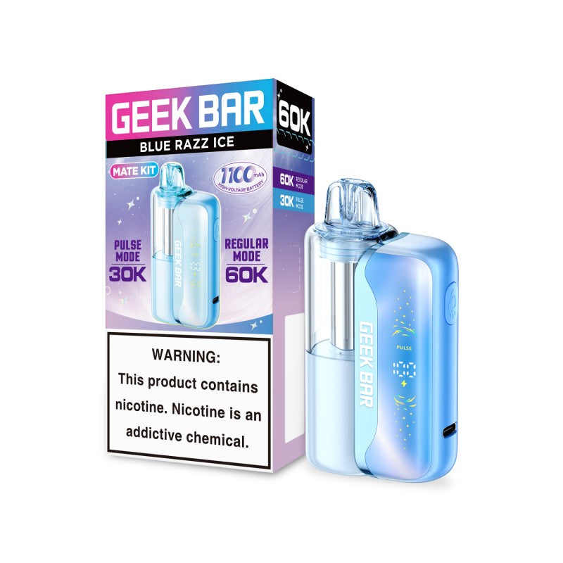 Geek Bar Mate 60K Disposable Vape Kit - Blue Razz Ice