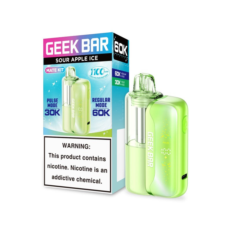 Geek Bar Mate 60K Disposable Vape Kit - (1 Pack) Smokers World Geek Bar Mate 60K Disposable Vape Kit - (1 Pack) Smokers World