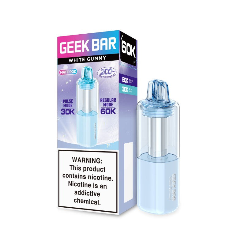 Geek Bar Mate 60K Disposable Vape Pod - White Gummy