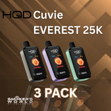 HQD CUVIE EVEREST 25K Vape - (3 Pack)