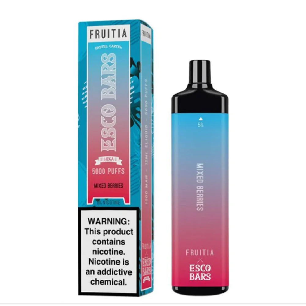 Esco Bar Mega 5000 Puff Disposable Vape - 1 Pack Smokers World Esco Bar Mega 5000 Puff Disposable Vape - 1 Pack Smokers World