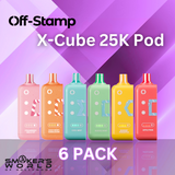 Off Stamp X-Cube 25K Pod - (6 Pack)