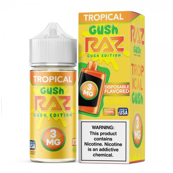 RAZ E-Liquid Nic 100ml Tropical Gush