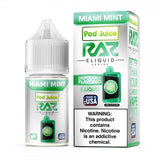 RAZ Salt E-Liquid Nic 30ml - Miami Mint
