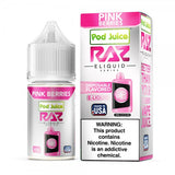 RAZ Salt E-Liquid Nic 30ml - Pink Berries