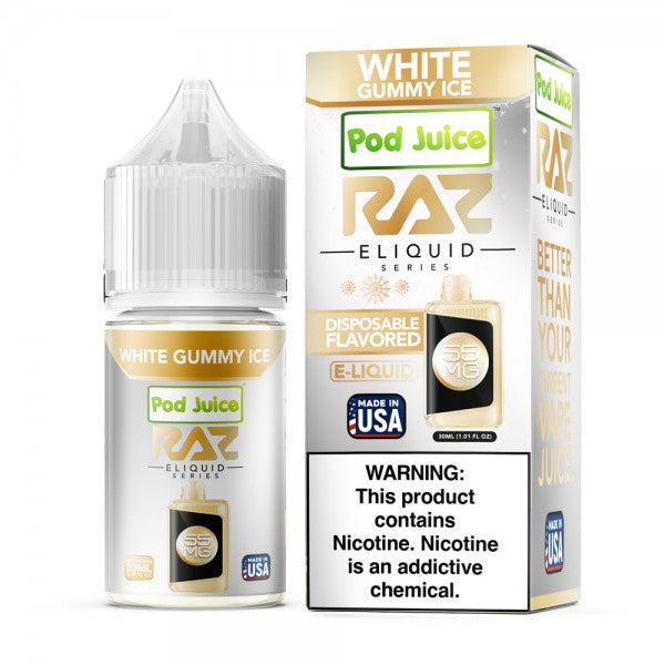 RAZ Salt E-Liquid Nic 30ml - White Gummy Ice