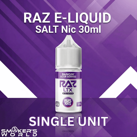 RAZ Salt E-Liquid Nic 30ml - Single Unit