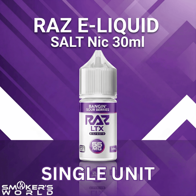 RAZ Salt E-Liquid Nic 30ml - Single Unit