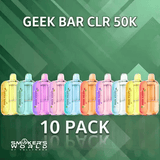 Geek Bar CLR 50K Disposable Vape - (10 Pack)