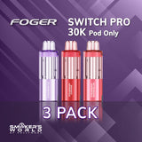 FOGER Switch Pro 30K Pod Only - (3 Pack)