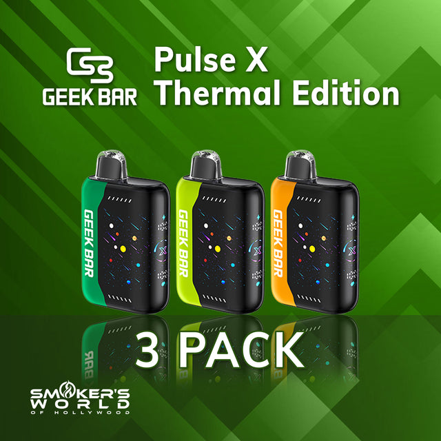 Geek Bar Pulse X Thermal Edition - (3 pack) Smokers World Geek Bar Pulse X Thermal Edition - (3 pack) Smokers World