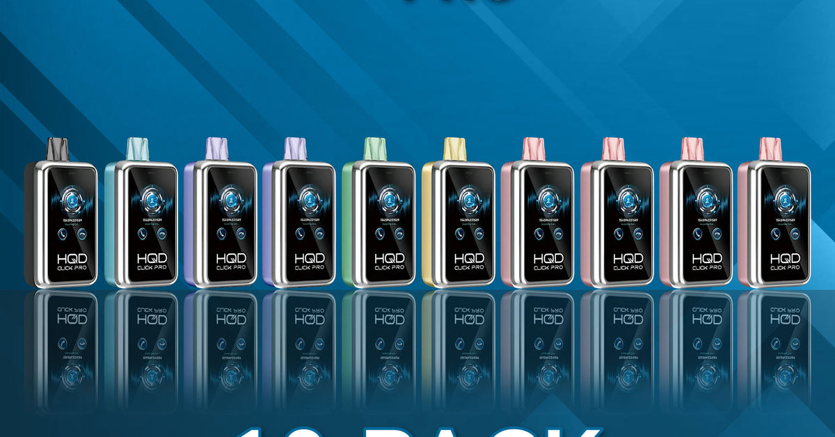 HQD Cuvie Click Pro 30K Kit - (10 Pack) Smokers World HQD Cuvie Click Pro 30K Kit - (10 Pack) Smokers World