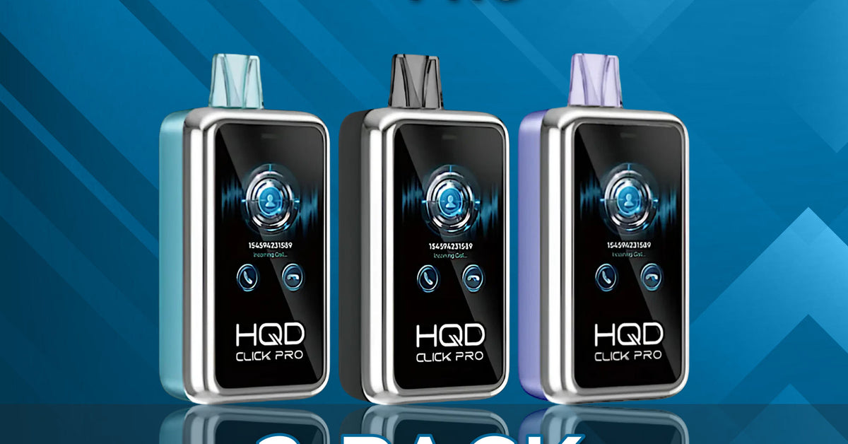 HQD Cuvie Click Pro 30K Kit - (3 Pack) Smokers World HQD Cuvie Click Pro 30K Kit - (3 Pack) Smokers World