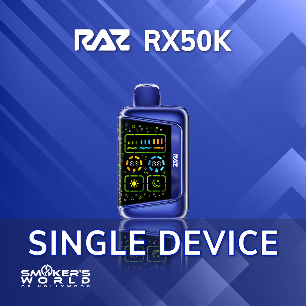 RAZ RX50K Disposable Vape - (1 Pack) Smokers World RAZ RX50K Disposable Vape - (1 Pack) Smokers World