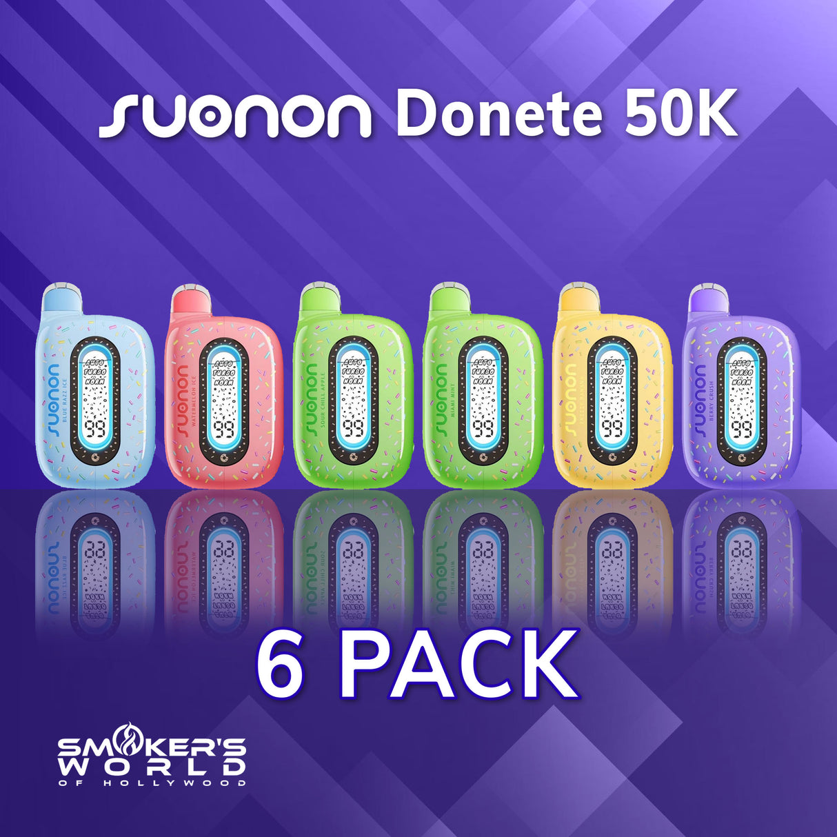 SUONON DONETE 50K Vape - (6 Pack)