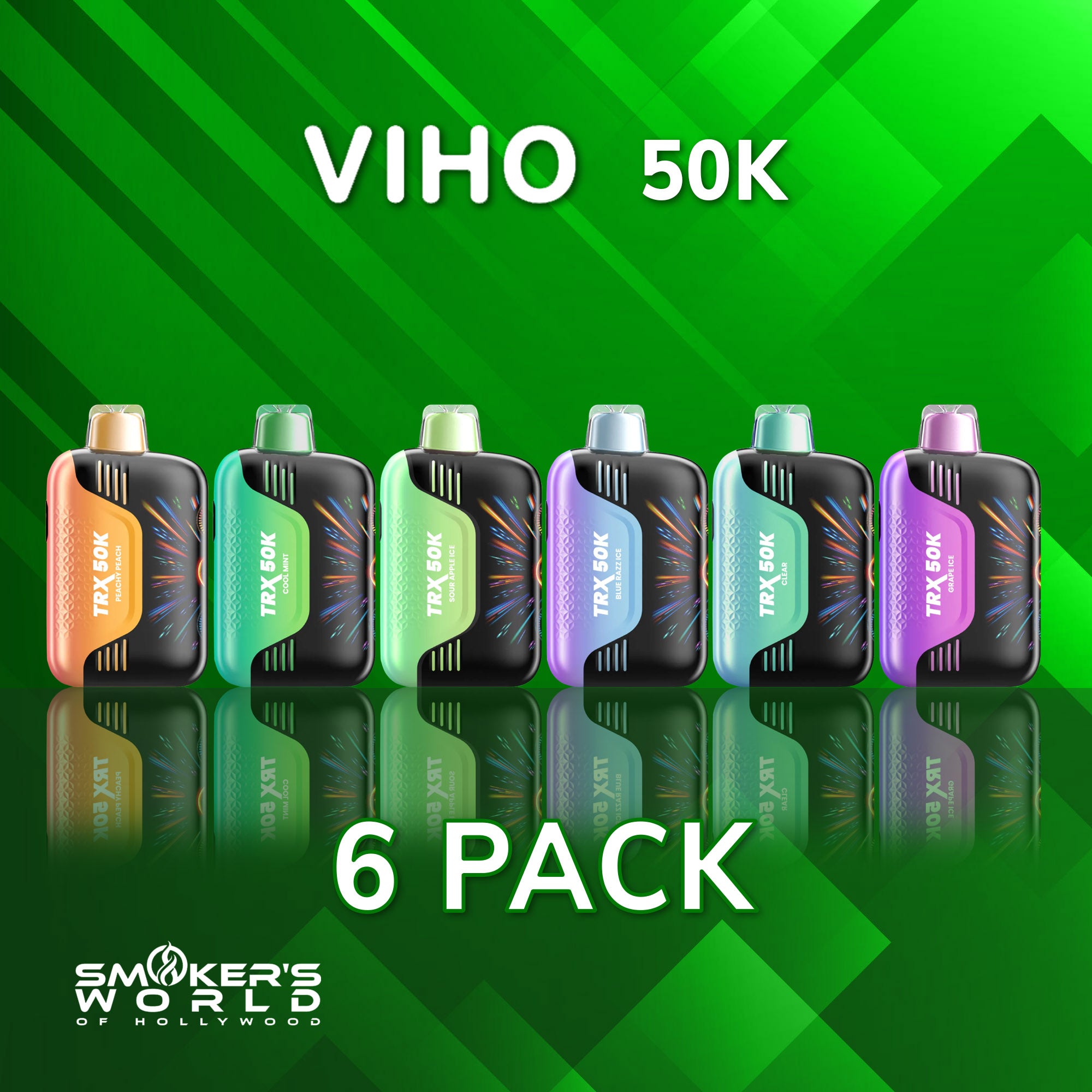 Viho TRX 50K Disposable Vape - (6 pack) – Smokers World