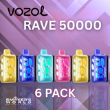 VOZOL Rave 50000 Vape - (6 pack)