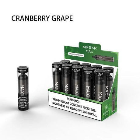 Air bar Max Cranberry Grape Flavor - Disposable Vape