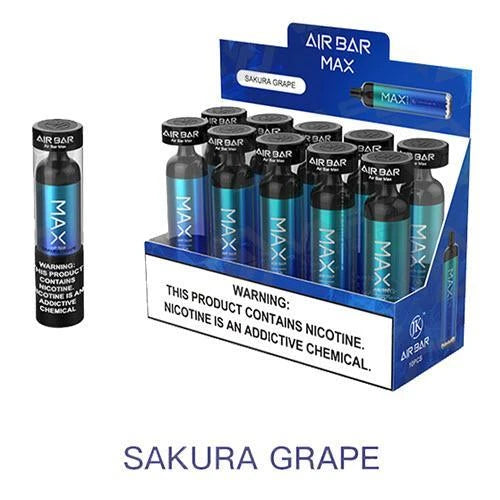 Air bar Max Sakura Grape Flavor - Disposable Vape