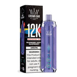 Blueberry Sour Raspberry Al Fakher Crown Bar 12K Crystal V2 Vape