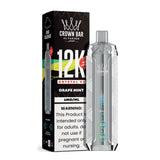 Grape Mint Al Fakher Crown Bar 12K Crystal V2 Vape