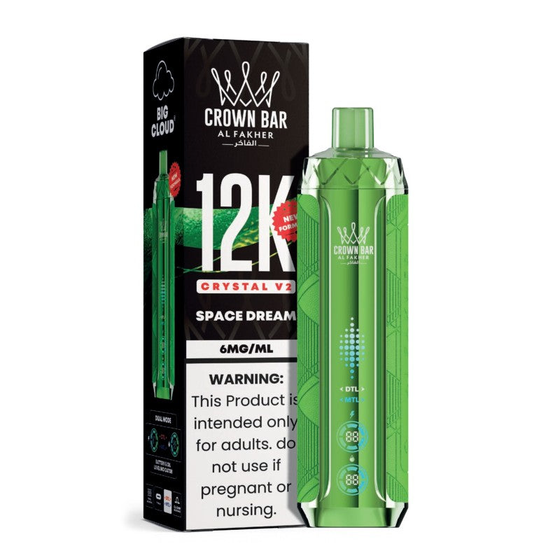 Al Fakher Crown Bar 12K Crystal V2 6mg - ( 10 Pack )