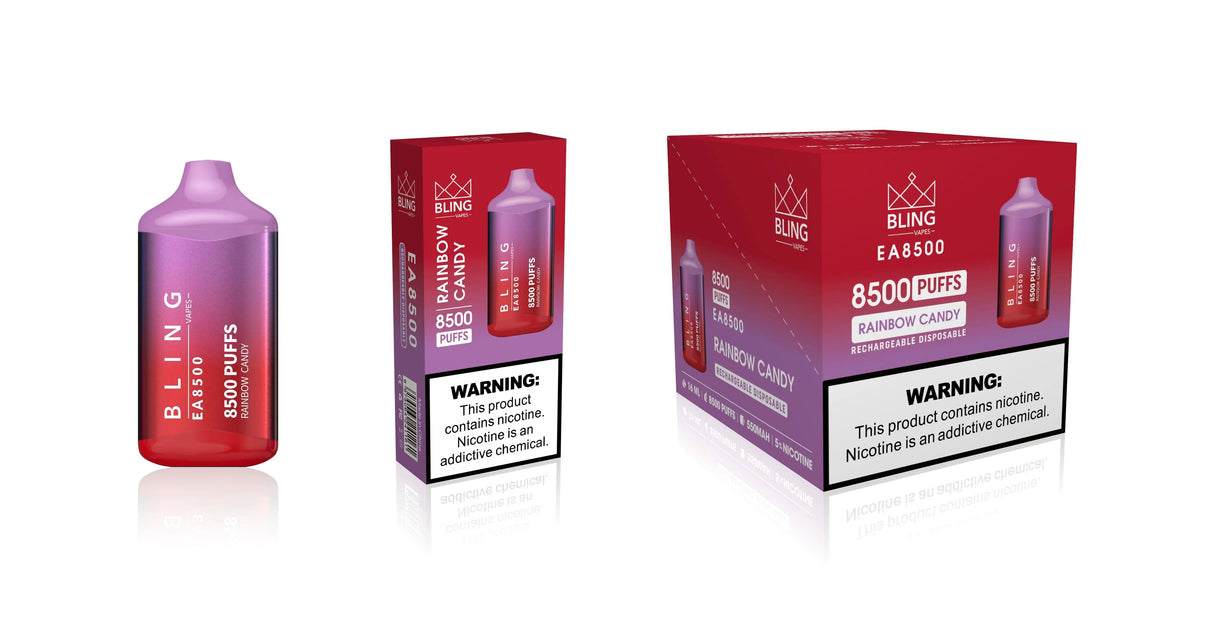 Bling EA8500 Rainbow Candy Flavor - Disposable Vape