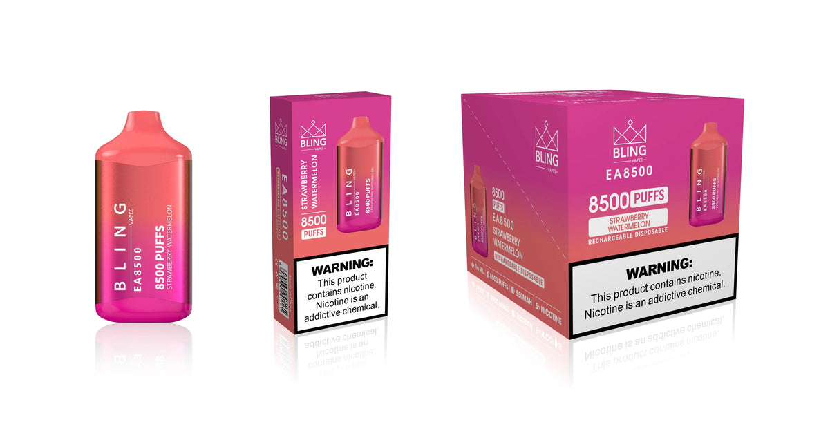 Bling EA8500 Disposable Vape 8500 Puffs - 3 Pack-