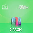 Bling EA8500 Disposable Vape 8500 Puffs - 3 Pack-