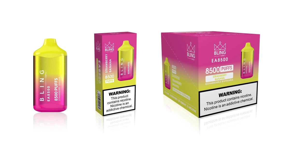 Bling EA8500 Disposable Vape 8500 Puffs - 6 Pack-