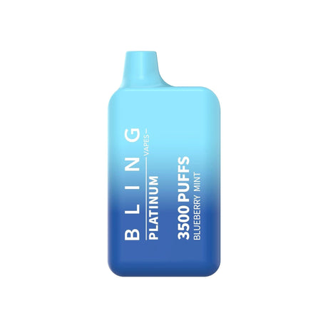 Bling Platinum Blueberry Mint Flavor - Disposable Vape