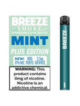 Breeze Plus Zero Mint Flavor - Disposable Vape
