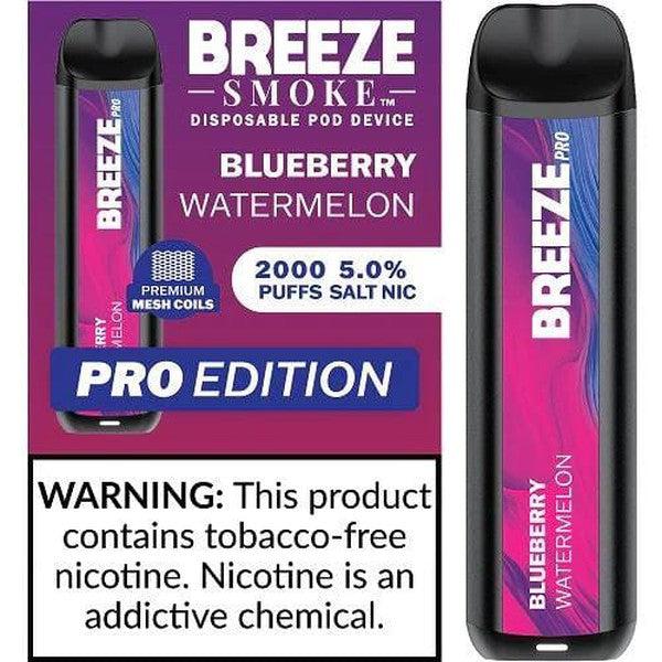 Breeze Pro Blueberry Watermelon Flavor - Disposable Vape