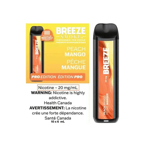 Breeze Pro Mango Flavor - Disposable Vape