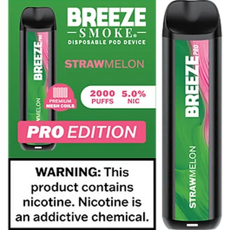 Breeze Pro Strawmelon Flavor - Disposable Vape